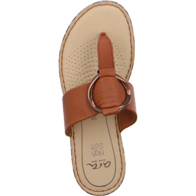 Ara Shoes Positano Cognac Women's Mules Brown | ARA251UVJ