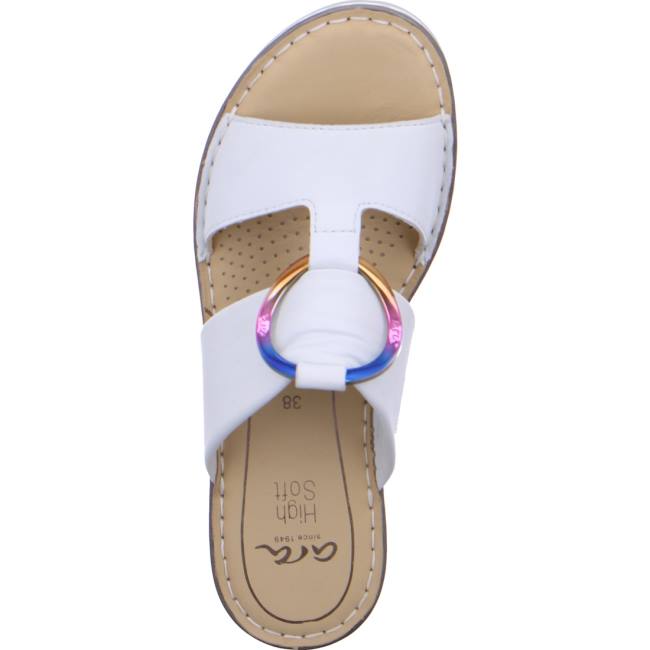 Ara Shoes Positano Nebbia Women's Mules White | ARA720XAL