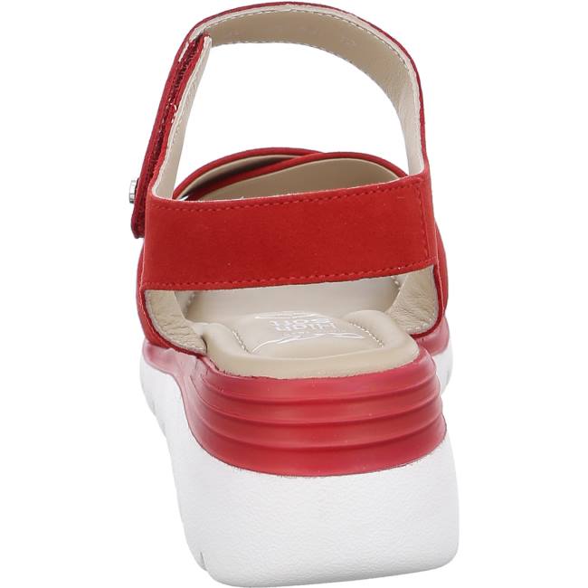 Ara Shoes Rimini Women's Sandals Red | ARA973CMJ