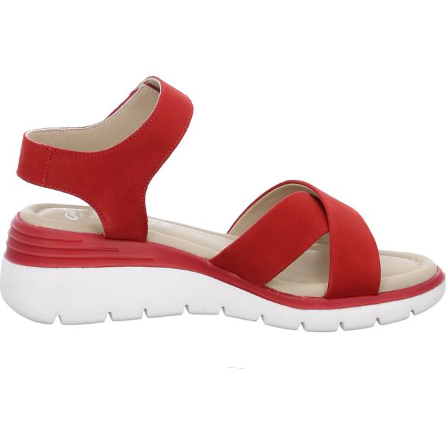 Ara Shoes Rimini Women's Sandals Red | ARA973CMJ