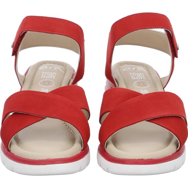 Ara Shoes Rimini Women's Sandals Red | ARA973CMJ