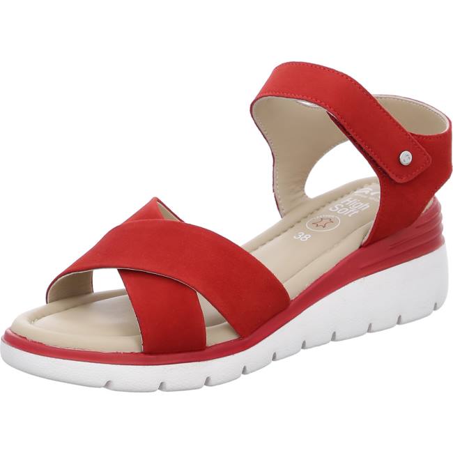 Ara Shoes Rimini Women\'s Sandals Red | ARA973CMJ