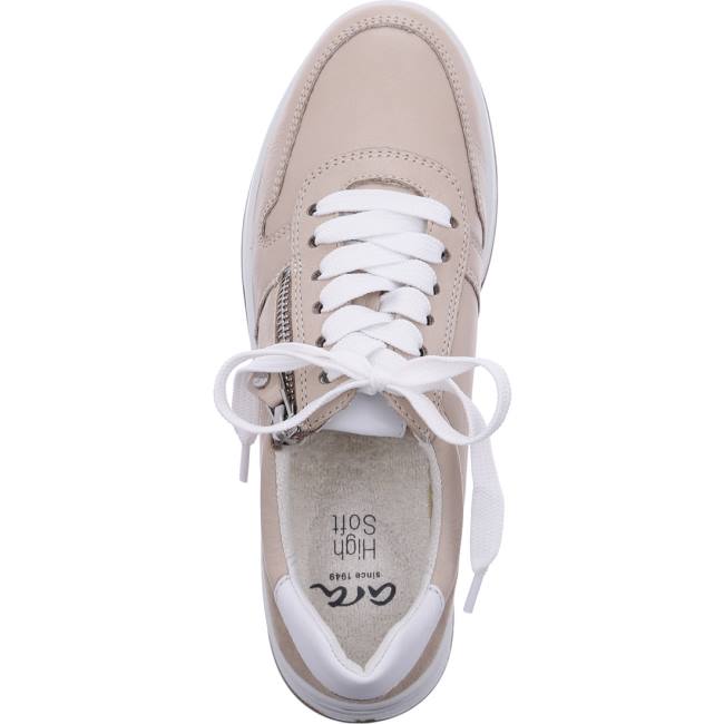 Ara Shoes Sapporo Nude Women's Trainers Beige | ARA921CKU