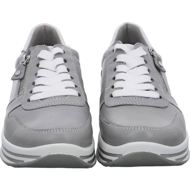 Ara Shoes Sapporo Oyster Women's Trainers Grey | ARA951LZD