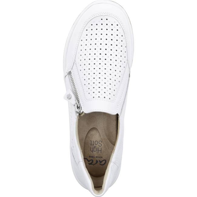 Ara Shoes Sapporo Women's Loafers White | ARA521YQI