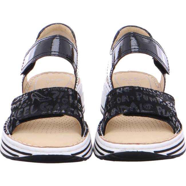 Ara Shoes Sapporo Women's Sandals Black | ARA679OFL