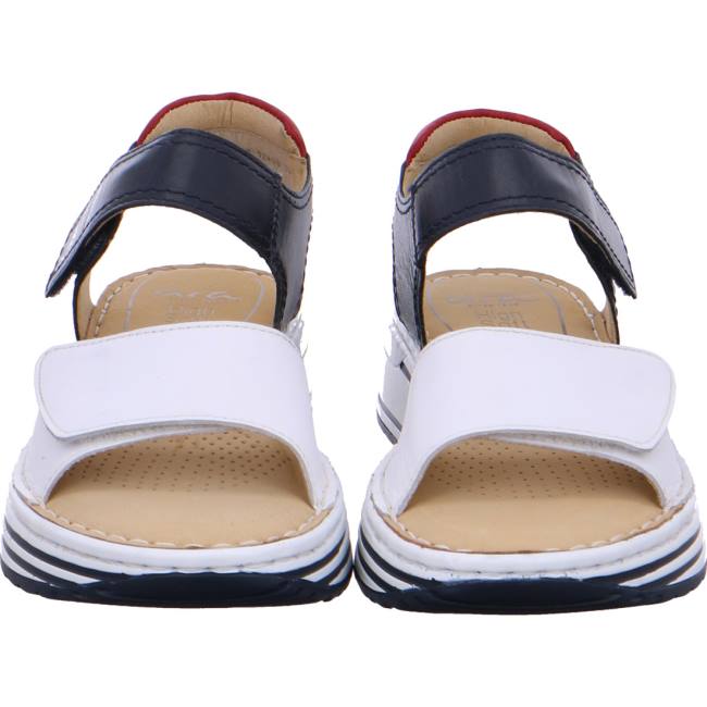 Ara Shoes Sapporo Women's Sandals White / Black / Red | ARA768DJT