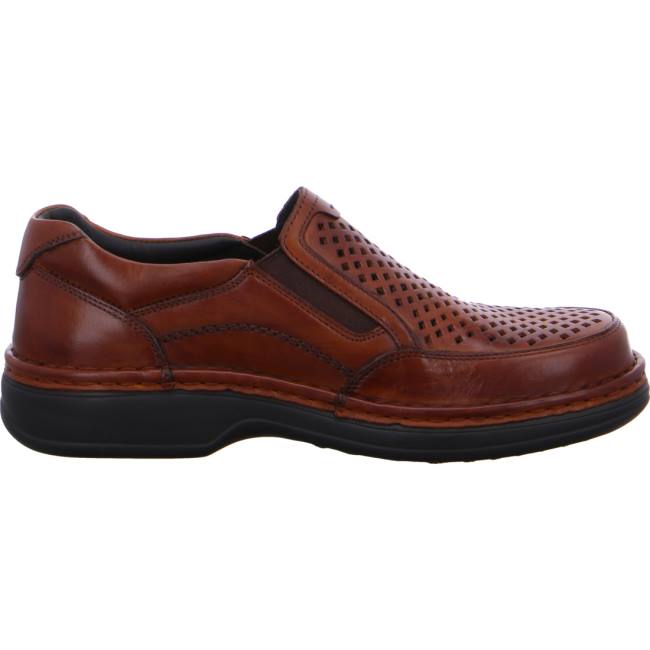 Ara Shoes Slip-ons Ben Men's Loafers Brown | ARA350HRG