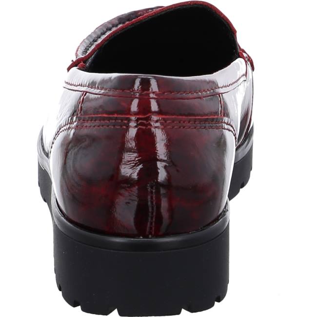 Ara Shoes Slip-ons Dallas Chianti Women's Loafers Red | ARA792TWX