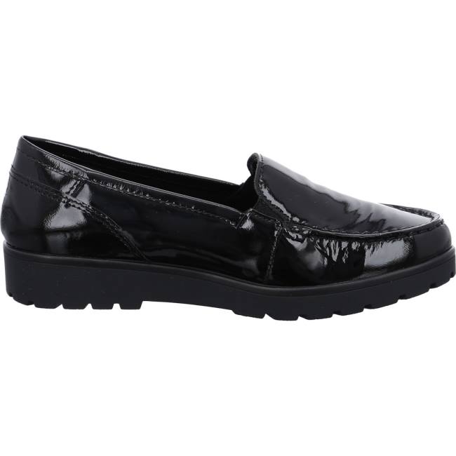 Ara Shoes Slip-ons Dallas Women's Loafers Black | ARA208FKY