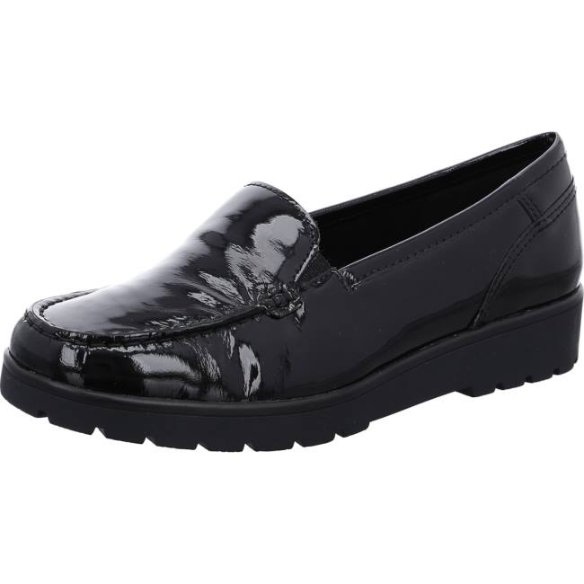 Ara Shoes Slip-ons Dallas Women\'s Loafers Black | ARA208FKY