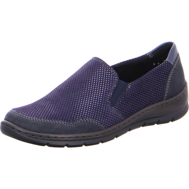 Ara Shoes Slip-ons Gil Women\'s Loafers Blue | ARA930FIL