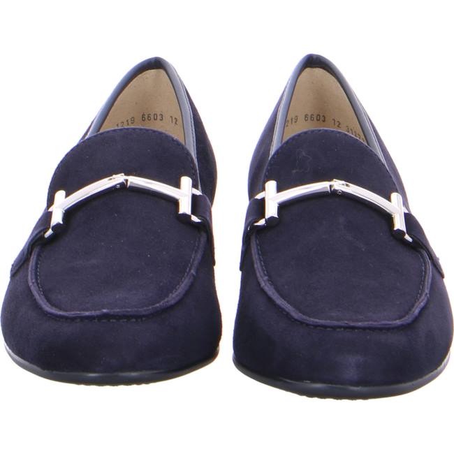 Ara Shoes Slip-ons Kent Women's Loafers Blue | ARA460FIU