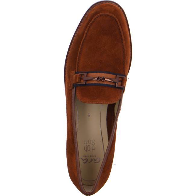 Ara Shoes Slip-ons Kent Women's Loafers Brown | ARA725WVR