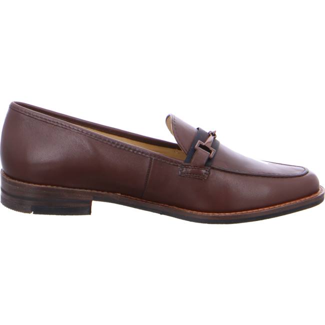 Ara Shoes Slip-ons Kent Women's Loafers Brown | ARA810DTJ