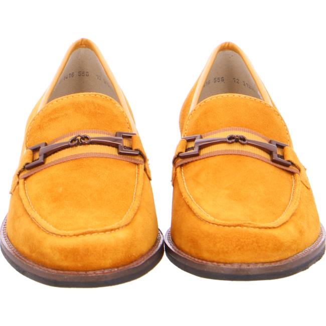 Ara Shoes Slip-ons Kent Women's Loafers Yellow | ARA947FBN