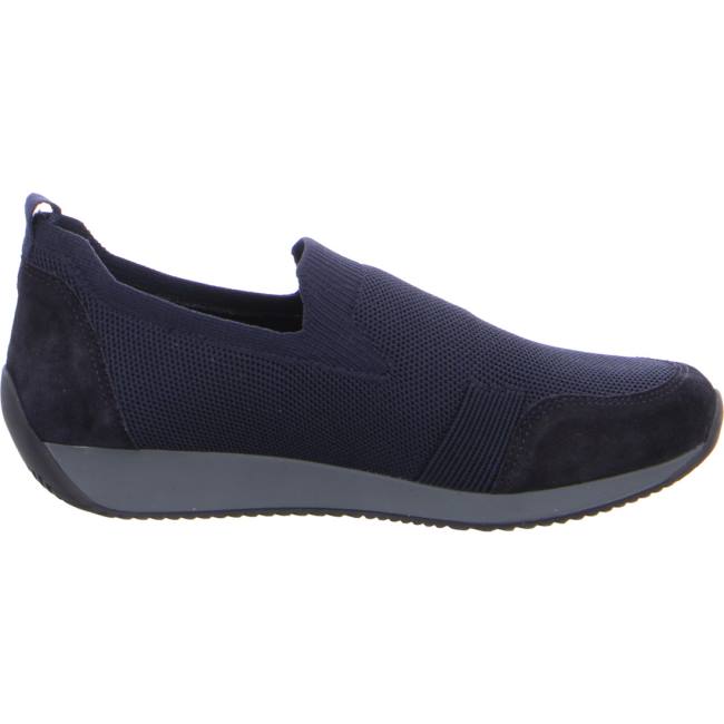 Ara Shoes Slip-ons Lissabon Women's Loafers Blue | ARA706AED