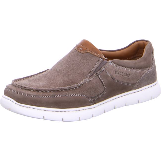 Ara Shoes Slip-ons Sario Men\'s Loafers Grey | ARA793SQL