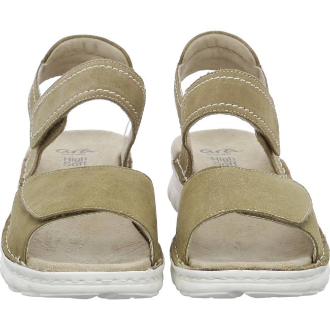 Ara Shoes Tampa Khaki Women's Sandals Green | ARA016ZTL