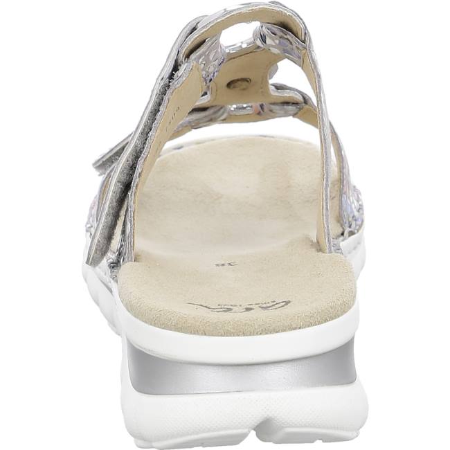 Ara Shoes Tampa Sasso Women's Mules Silver | ARA298FCI