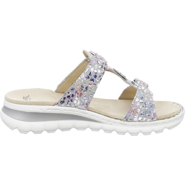 Ara Shoes Tampa Sasso Women's Mules Silver | ARA298FCI