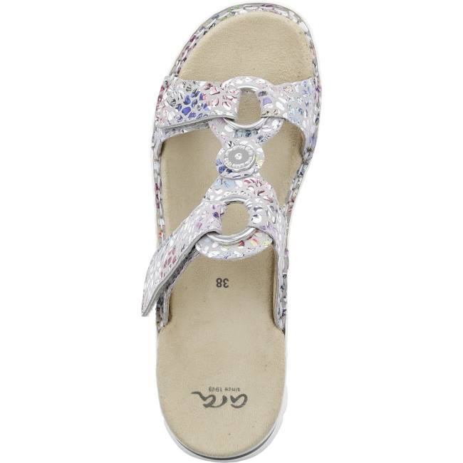 Ara Shoes Tampa Sasso Women's Mules Silver | ARA298FCI