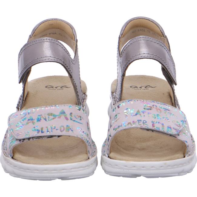 Ara Shoes Tampa Silver-grey Women's Sandals Grey | ARA537AVW