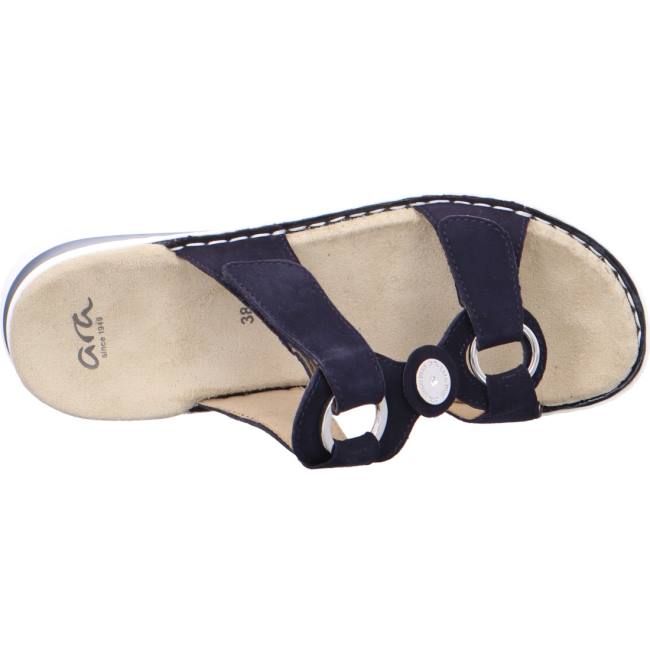 Ara Shoes Tampa Women's Mules Blue | ARA926OTJ