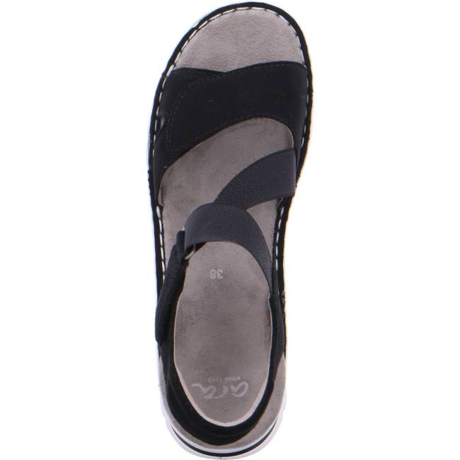 Ara Shoes Tampa Women's Sandals Black | ARA895PWY