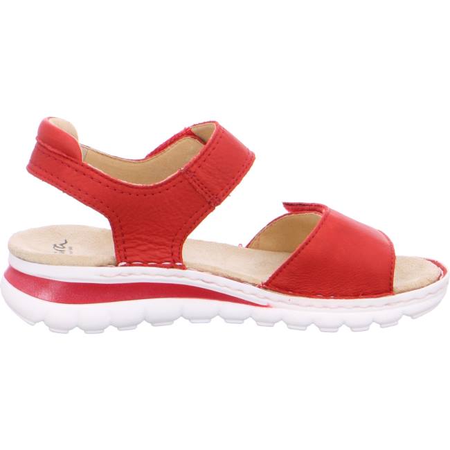 Ara Shoes Tampa Women's Sandals Red | ARA732NQX