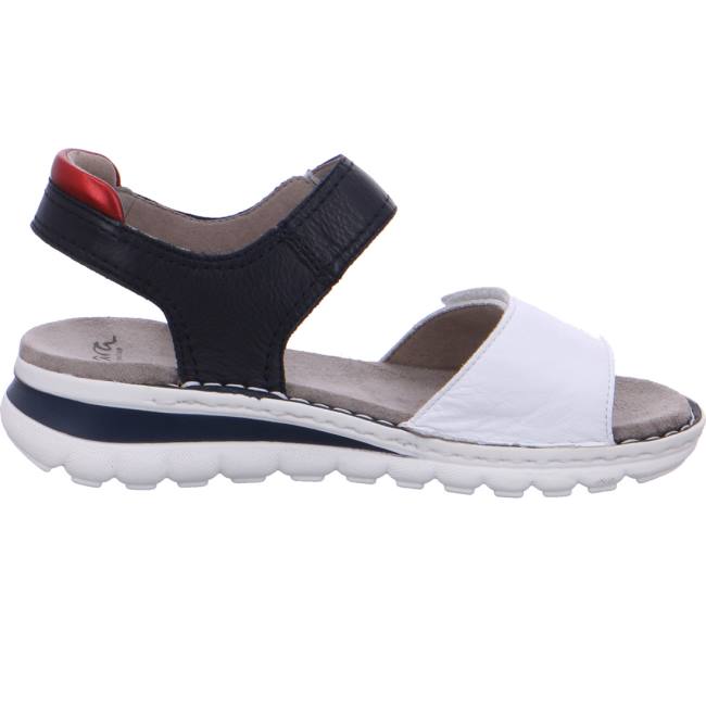 Ara Shoes Tampa Women's Sandals White / Black | ARA768TWU