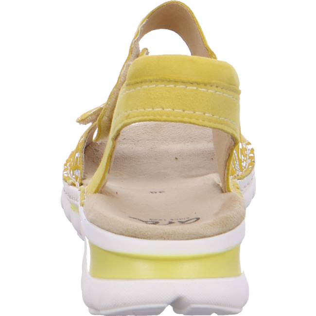 Ara Shoes Tampa Women's Sandals Yellow | ARA341EVQ