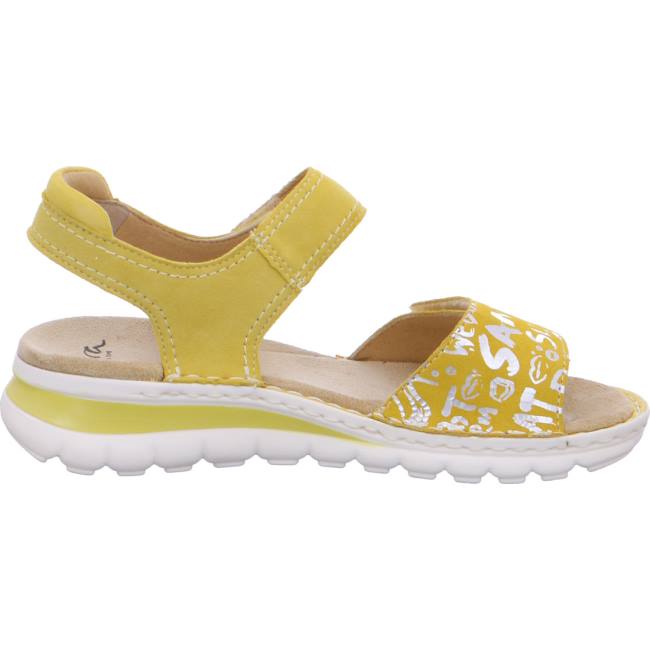 Ara Shoes Tampa Women's Sandals Yellow | ARA341EVQ