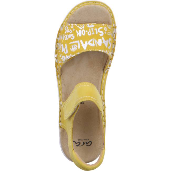 Ara Shoes Tampa Women's Sandals Yellow | ARA341EVQ