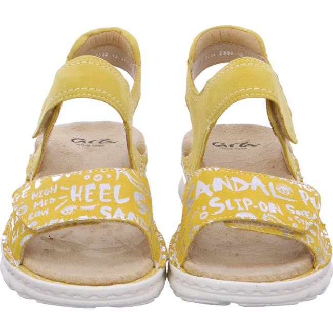 Ara Shoes Tampa Women's Sandals Yellow | ARA341EVQ