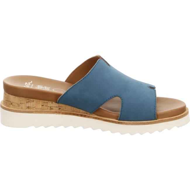 Ara Shoes Valencia Capri Women's Mules Blue | ARA614GRX