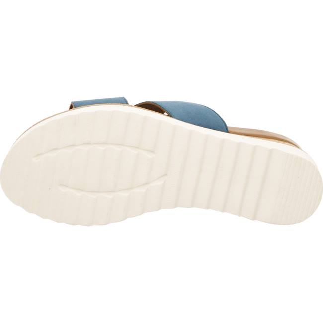 Ara Shoes Valencia Capri Women's Mules Blue | ARA614GRX