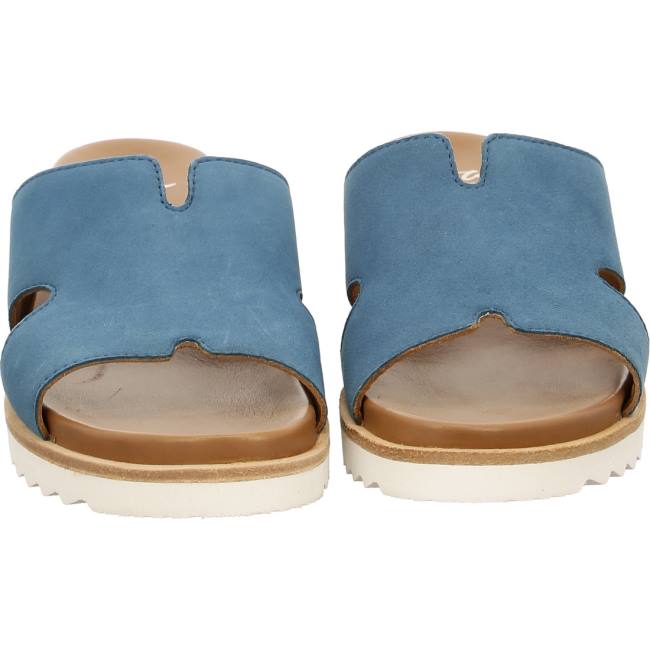 Ara Shoes Valencia Capri Women's Mules Blue | ARA614GRX