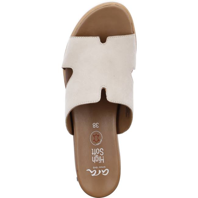 Ara Shoes Valencia Sand Women's Mules Brown | ARA287HFV