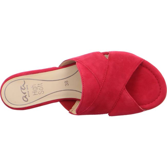 Ara Shoes Vegas Women's Mules Red | ARA452AKL