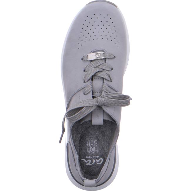 Ara Shoes Venice Oyster Women's Trainers Grey | ARA601KAJ