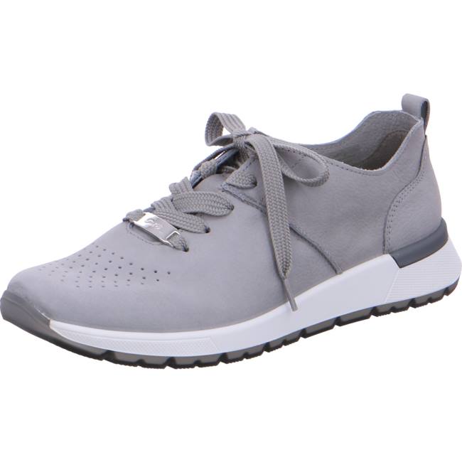 Ara Shoes Venice Oyster Women\'s Trainers Grey | ARA601KAJ