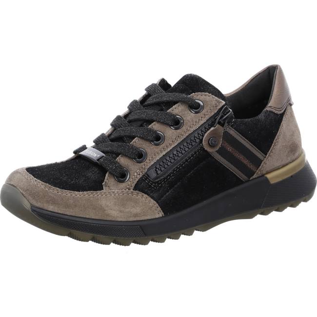 Ara Shoes Venice Taiga Women\'s Trainers Black | ARA593CJZ