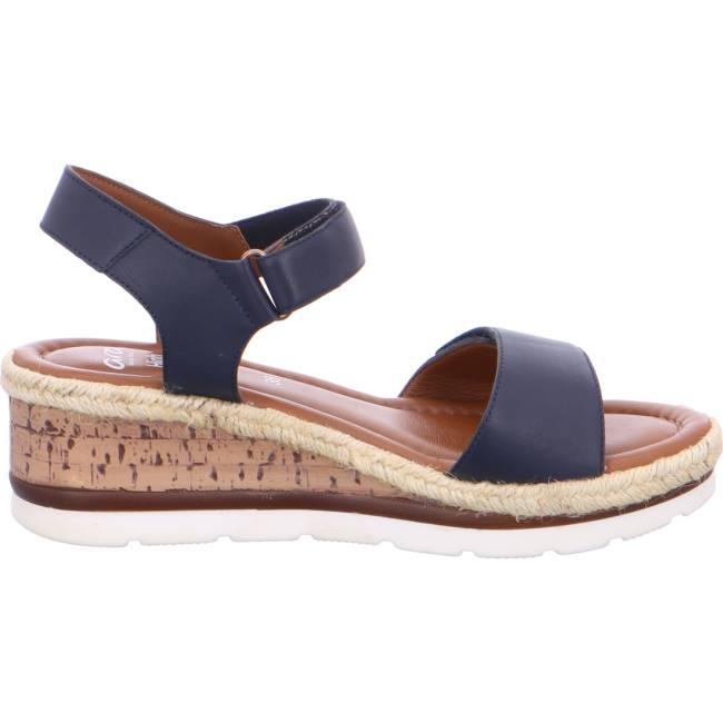 Ara Shoes Wedge Cadiz Women's Sandals Blue | ARA608PYZ