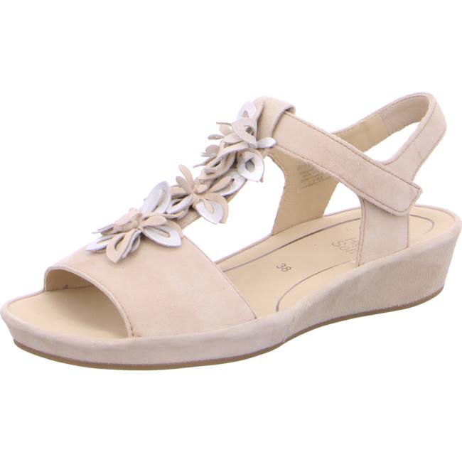 Ara Shoes Wedge Capri Women\'s Sandals Beige | ARA832WEJ