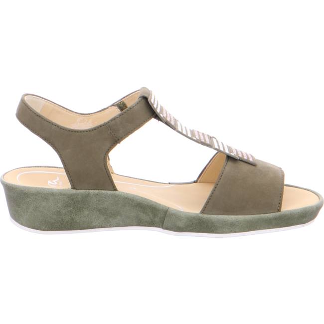 Ara Shoes Wedge Capri Women's Sandals Green | ARA035YTR