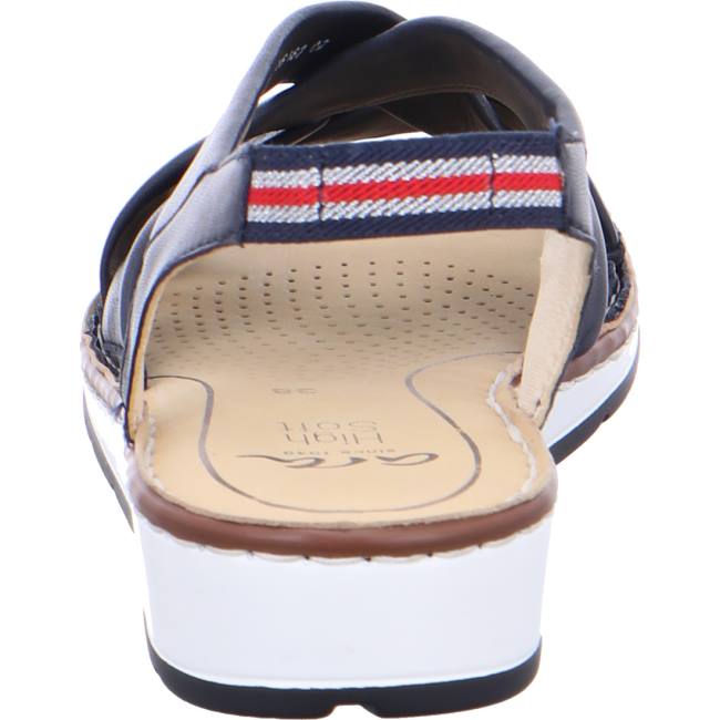 Ara Shoes Wedge Positano Women's Sandals Blue | ARA143FVS