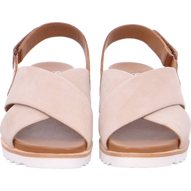 Ara Shoes Wedge Valencia Sand Women's Sandals Beige | ARA578TYR