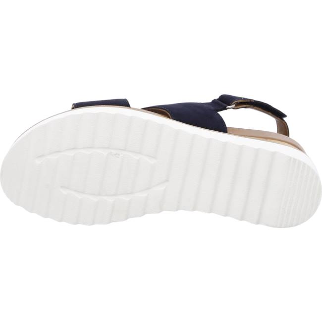 Ara Shoes Wedge Valencia Women's Sandals Blue | ARA385VQX