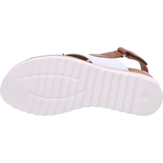 Ara Shoes Wedge Valencia Women's Sandals White | ARA389QVD